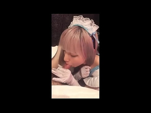❤️ Японский идол [mayuka], костюм французской горничной, часть 1, минет и дрочка с лосьоном ☑ Анальное видео у нас ️❤
