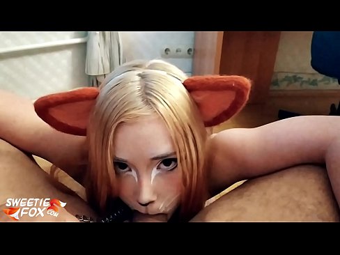 ❤️ Кицунэ заглотить хуй и сперма в рот ☑ Анальное видео у нас ️❤