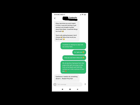 ❤️ Я добавил новую PAWG из Tinder в свой гарем ( разговор с Tinder включен) ☑ Анальное видео у нас ️❤